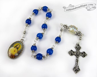 Sacred Heart of Jesus rosary catholic rosaries confirmation gift catholic one decade rosary Sacred Heart of Jesus tenner devotional gift