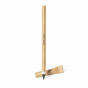 Personalised Recycled Cardboard Everlasting Pencil with Cap | Wheat Straw Tip