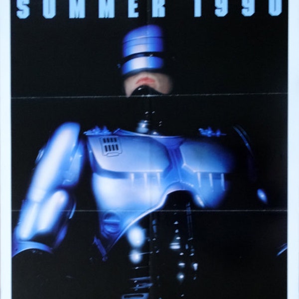Robocop 2. 1990 Original US 27" x 41" Advance Theater Movie Poster. Peter Weller, Nancy Allen, Daniel O' Herlihy, Tom Noonan, Leeza Gibbons