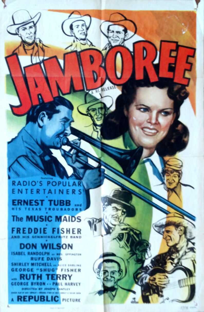 Jamboree. 1949 Original US Theater Movie Poster. Hillbilly Etsy