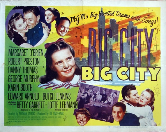 Big City. 1948 Original 22x28 US Theater Movie | Etsy