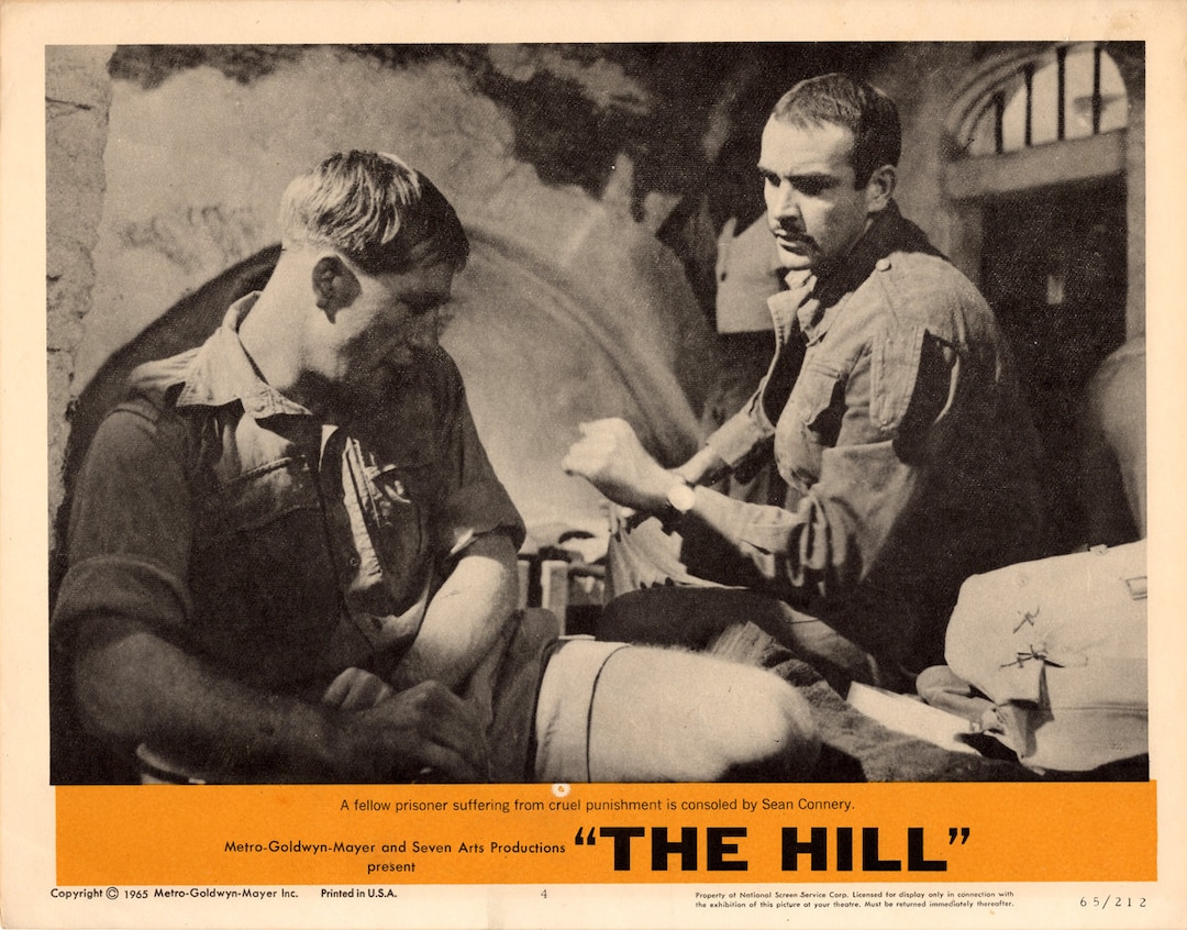 The Hill 1965 11x14 US Lobby Cards 4 5 7 8 Movie Posters Sean the-hill-1965-11x14-us-lobby-cards-4-5-7-8-movie-posters-sean