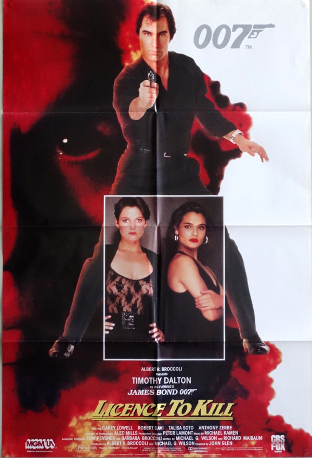 Licence to Kill. 1989 Original 25.5
