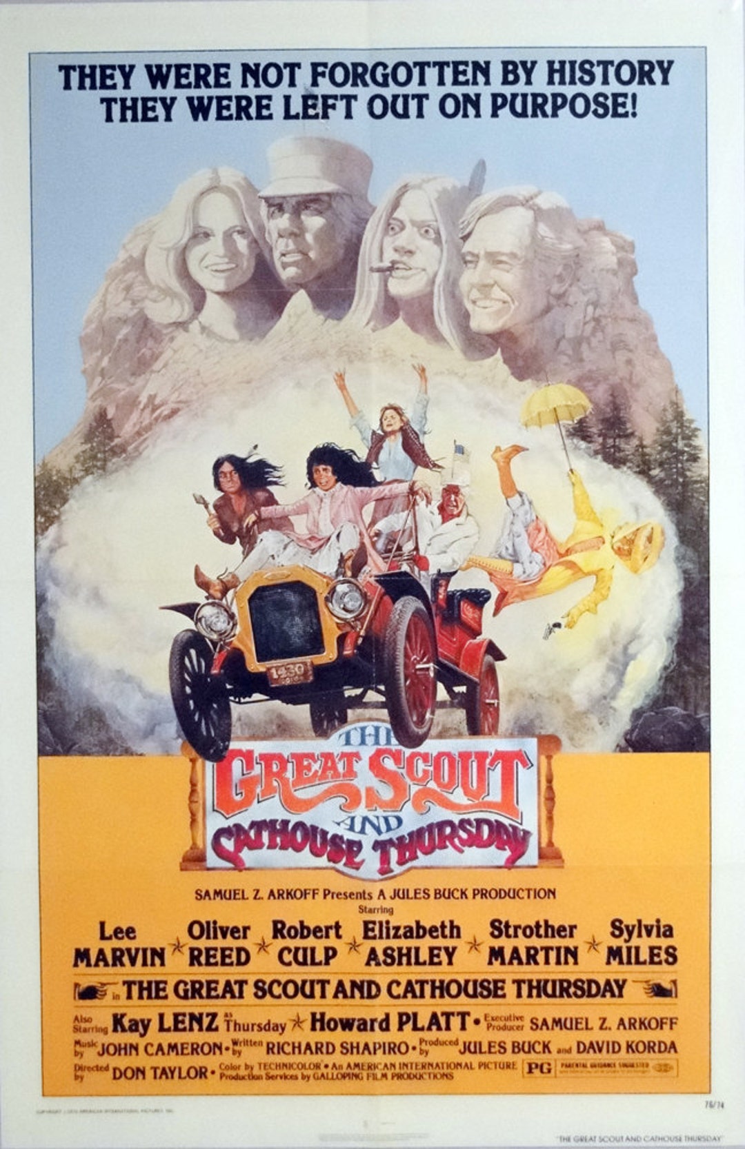 Artist R Culp Great Scout and Cathouse Thursday. 1976 Original 27