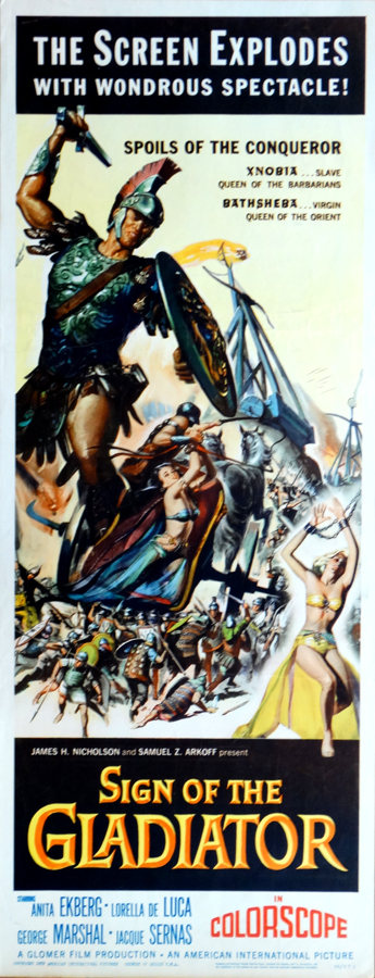Sign of the Gladiator. 1959 Original 14