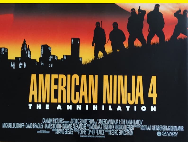 American Ninja 4the Annihilation. Original 1991 Original US Etsy