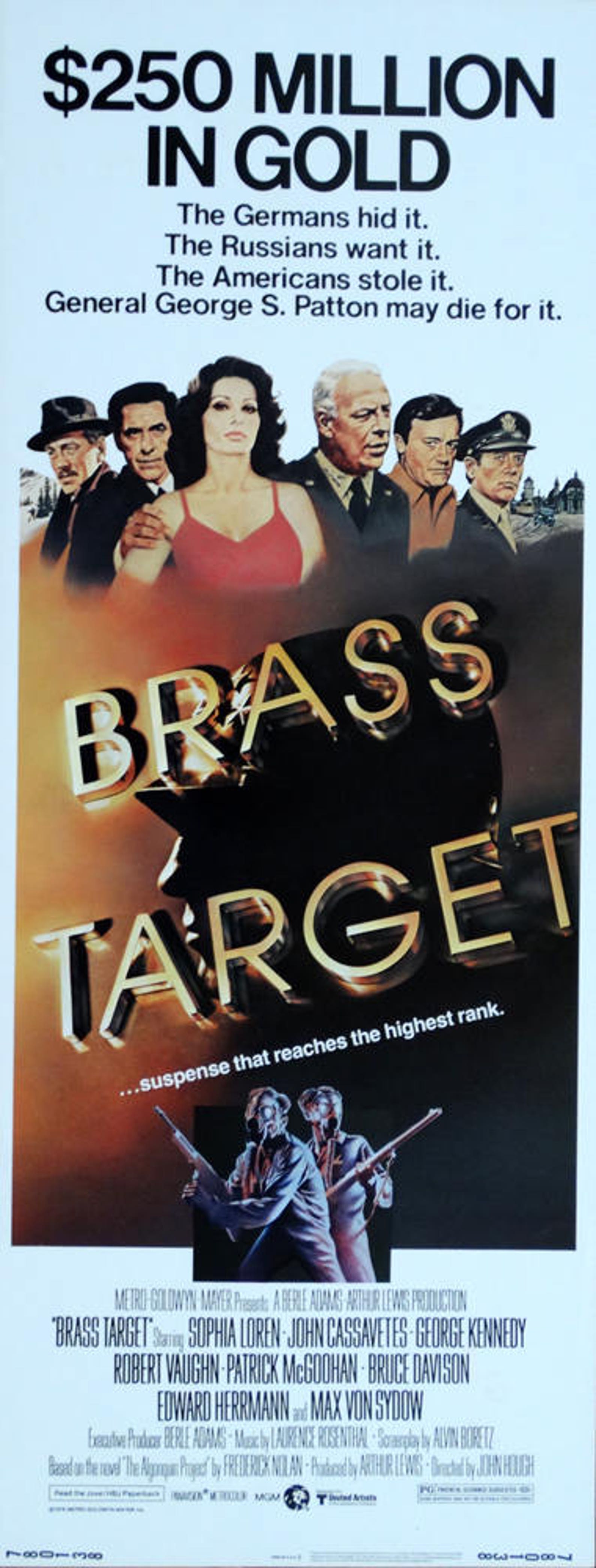 Brass Target. 1978 Original 14 X 36 US Insert Etsy