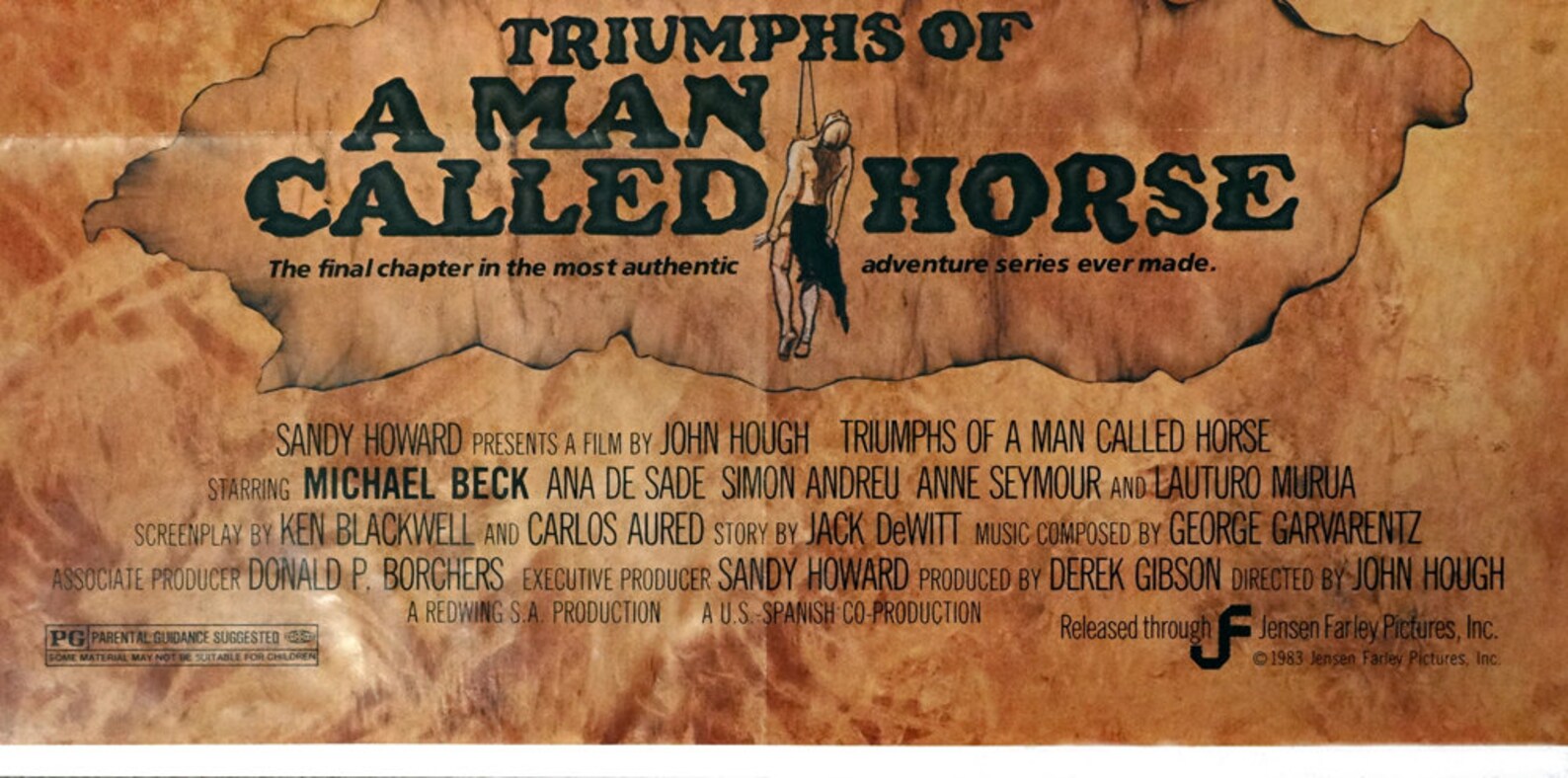 The Triumphs Of A Man Called Horse Triumphs of a Man Called Horse.1982 RARE Original | Etsy