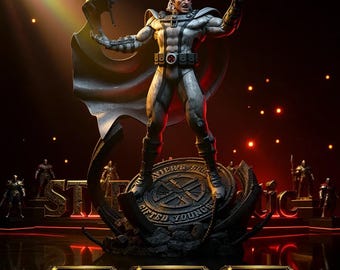 Magneto X-Force Marvel | Dominant Mutant Power STL Statue | 3D Print Model | Digital STL File