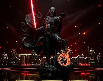 Darth Vader - Star Wars Skulptur STL | Skala 1:6 | 2 varianter 3D-modell | Digital nedladdning