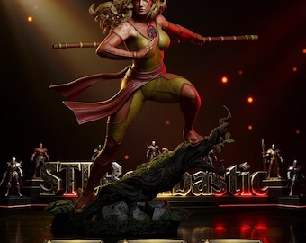 Cheetara ThunderCats | Speed Warrior STL Statue | 3D Print Model | Digital STL File