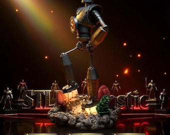 Robot gigante di ferro - File STL della scultura del film