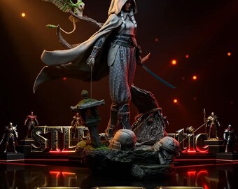 Samurai Ahsoka - Scultura di Star Wars in formato STL (Statua + Busto)