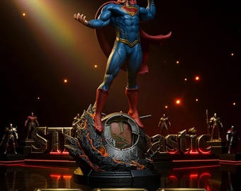 Legendary Flying Hero STL Statue for 3D Printing | 2 Variants Sculpture
