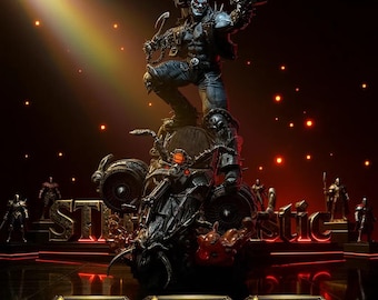 Lobo - Galactic Bounty Hunter STL Statue for 3D Printing