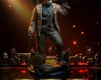 Jason - Movie Horror Sculpture STL (Statue + Bust)