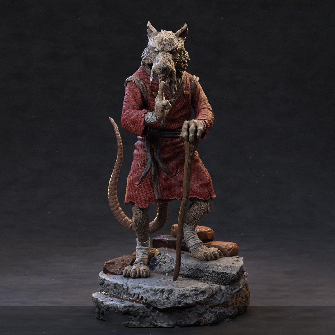 Master Splinter STL 3D Model - Etsy UK
