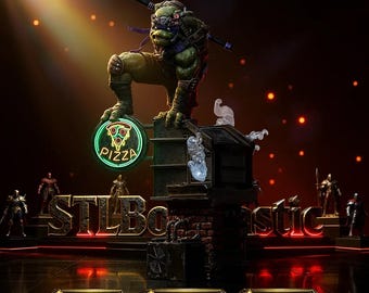 Donatello - Tech Ninja Turtle STL Statue for 3D Printing