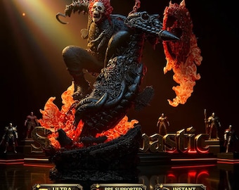 Ghost Rider Marvel | Spirit of Vengeance STL Statue | 3D Print Model | Digital STL File