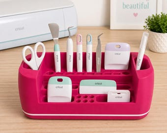 Cricut Tool Holder Organizer | Vinyl Weeding Tool Caddy | Craft Desk Storage