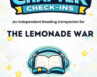 The Lemonade War |Reading Activities|Book Study Companion (Digital Download)