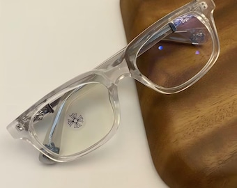 Kreuz Blumenrahmen Brille, Vintage leichte Brillengestell, stilvolle Rahmen, einfache Brille, Punk Brille, Brille für Frauen Männer, Geschenk für sie