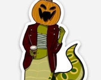 Pumpkin Lamia 3" Vinyl Stickers