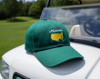 Masters Tournament geborduurde golfpet - vintage sporthoed voor golffans