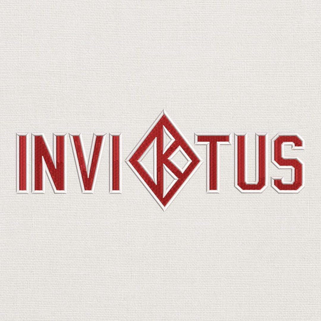 Invictus Lettering Kappa Alpha Psi Invictus Embroidery Design Greek Letters Fraternity ...