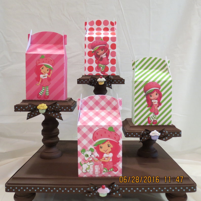 Strawberry Shortcake Treat/Favor Bags Set of 8 Etsy