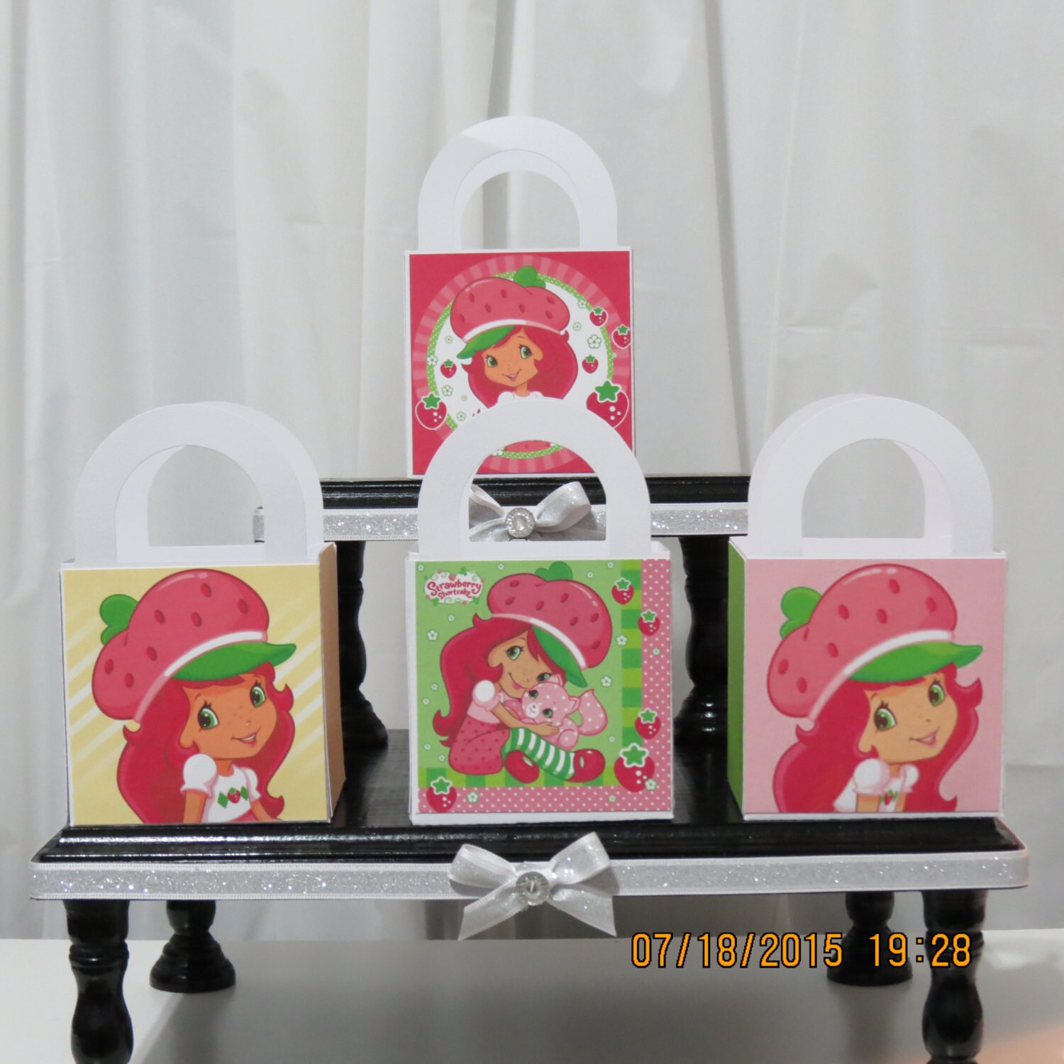 Strawberry Shortcake Favor/treat/gift Bags set of 12 Size Etsy