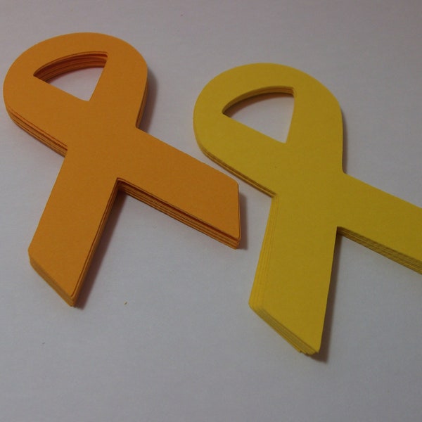 Support the Troops Yellow Ribbon Die Cuts/Embellishments