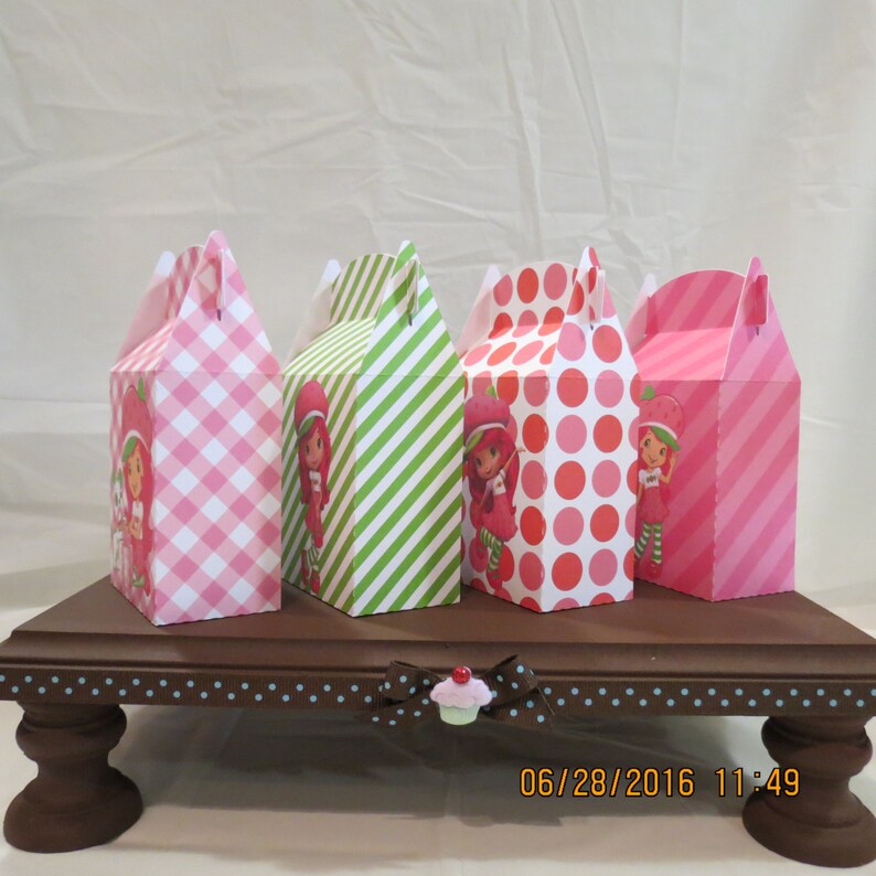 Strawberry Shortcake Treat/Favor Bags Set of 8 Etsy