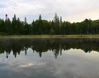 Calma matutina en Rain Lake – Algonquin