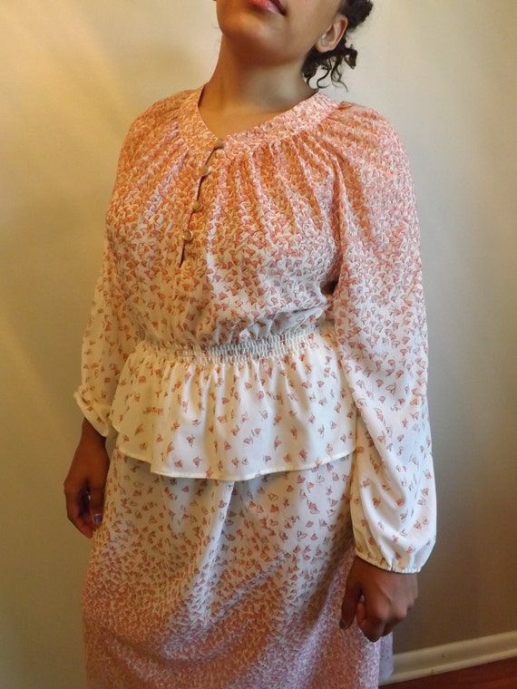 Sheer Vintage Two Piece Dress by Forever Young - image 2