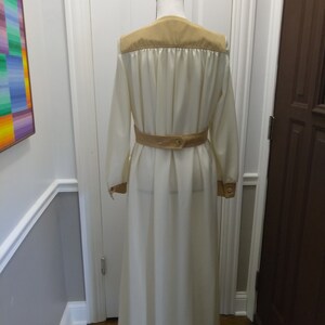 Vintage Leslie Fay Maxi Dress/Star Wars/Theatre/Boho/Gunne Sax Style image 2