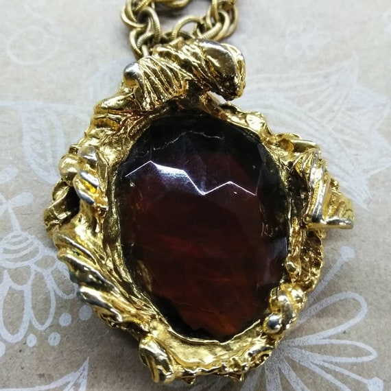 Mr We Brutalist Topaz Pendant Necklace