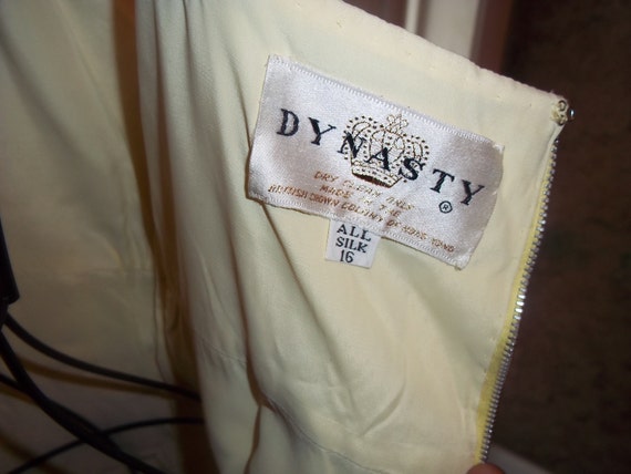 Price slashed! NEW VINTAGE Dynasty Hong Kong Silk… - image 4