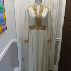 Vintage Leslie Fay Maxi Dress/Star Wars/Theatre/Boho/Gunne Sax Style image 1