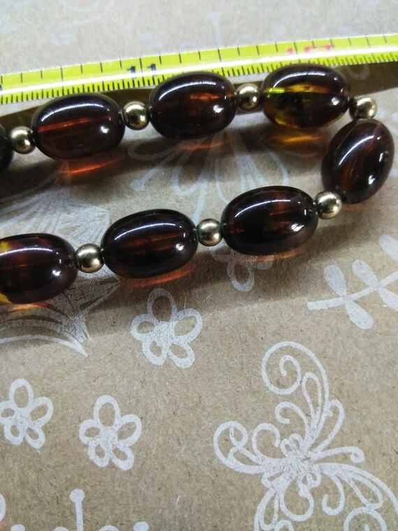 Thermoset Root Beer Lucite Beads Gem