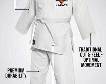 Miyagi-Do Karate Gi – Heavyweight 14oz Cotton Canvas Uniform for Training & Competition