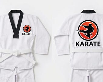 Professional Karate Gi – White Martial Arts Uniform, Full Sleeves, Training Suit