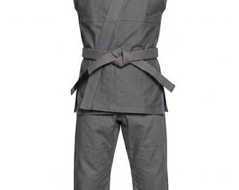 Sleeveless Martial Arts Gi Set – Lightweight Karate Jiu-Jitsu Training Uniform