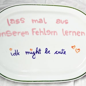 Dekoratives Statement "Lass mal aus unseren Fehlern lernen"