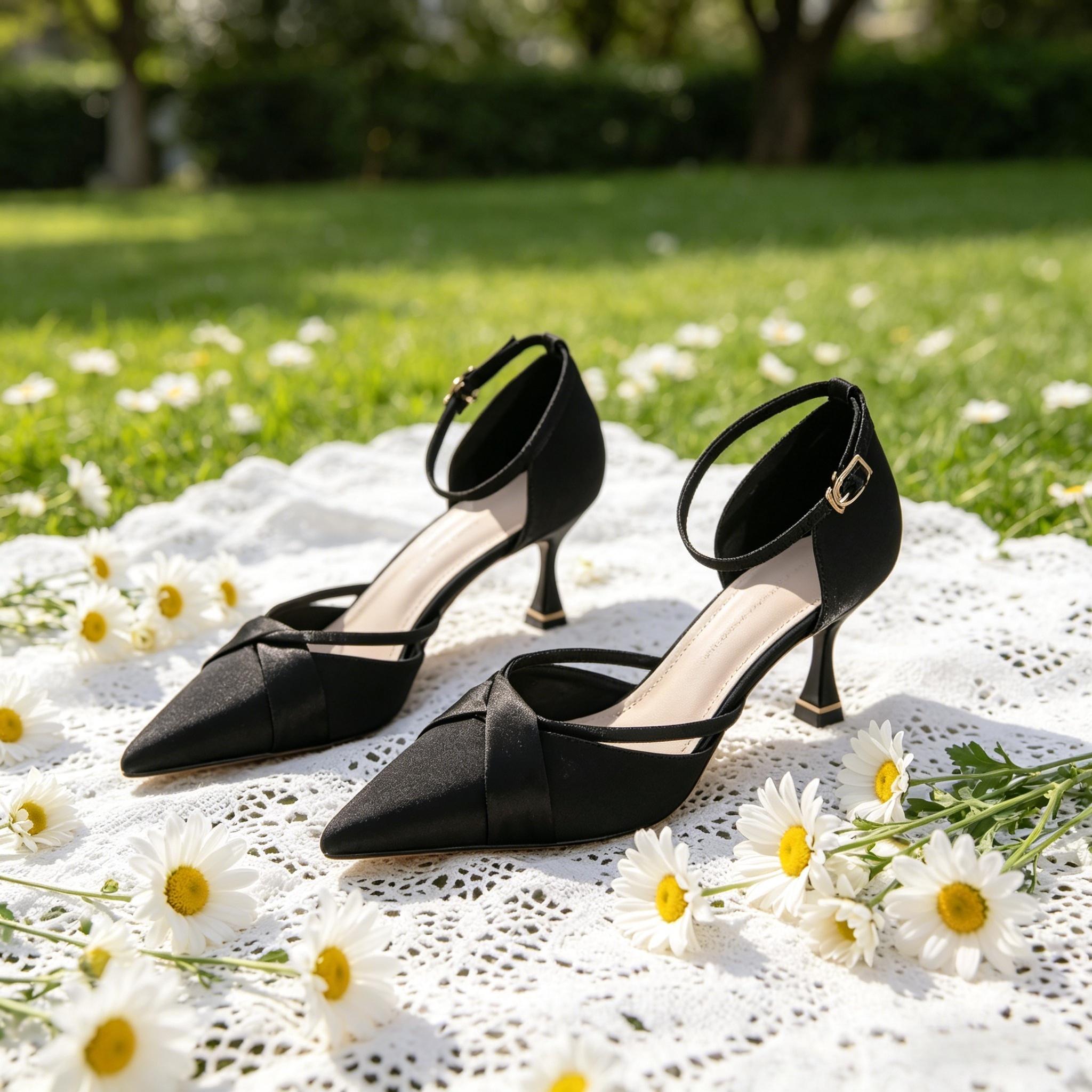 Black Dress Heels - Etsy