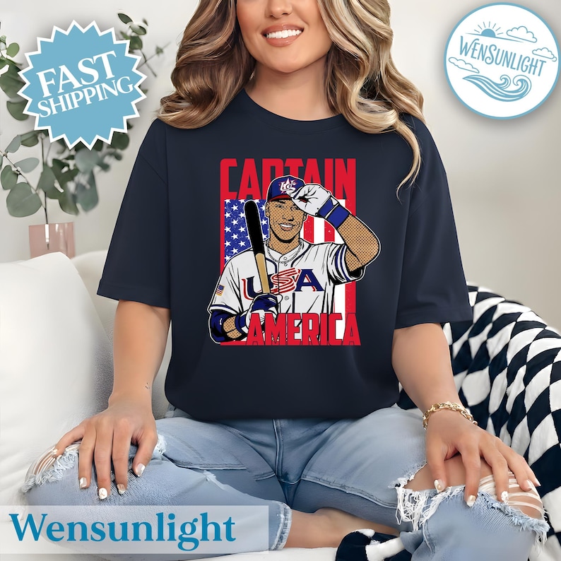 Aaron Judge CapTain America Shirt, Sweatshirt, Hoodie image 3