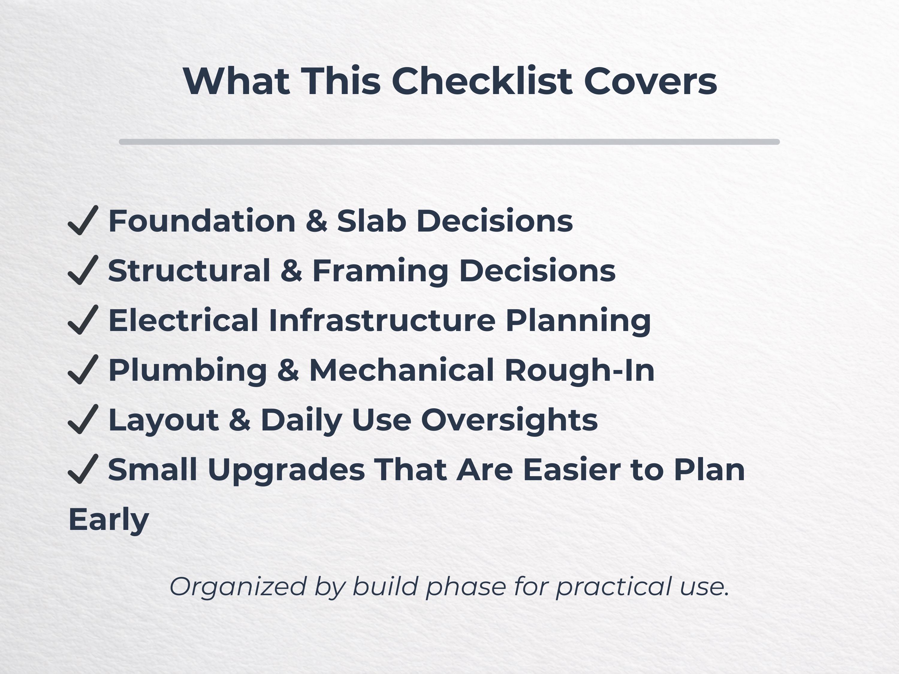 Pre Drywall Checklist.pdf Home Building Checklist | 50 Mistakes to Avoid Before Framing and ...