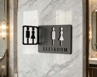 Modern minimalistisch toiletbord
