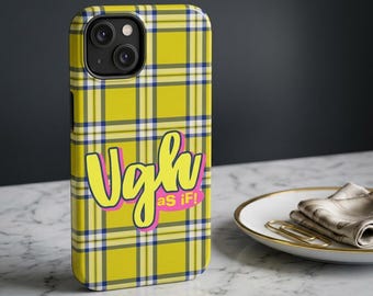 Oh, als ob! Clueless karierte Telefon-Hülle | Magnetische schlagfeste Hülle
