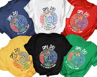 Camiseta del Mundial 2026 DAI DAI, Camisetas familiares del Mundial, Camiseta para aficionados al fútbol